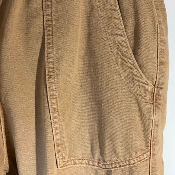Pilcro Cottage Utility Jeans, Small, Tan. Anthropologie. Tie waist Casual, cozy! - Picture 12 of 16